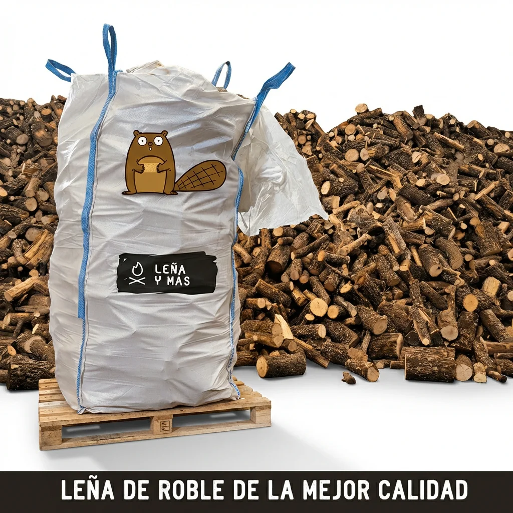 Big Bag Leña de Roble (2m³) en Barcelona