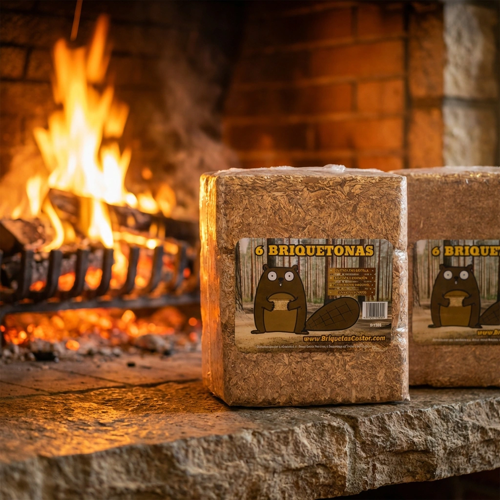 Comprar caja briquetas 20kg en Malaga - Envío gratis a domicilio