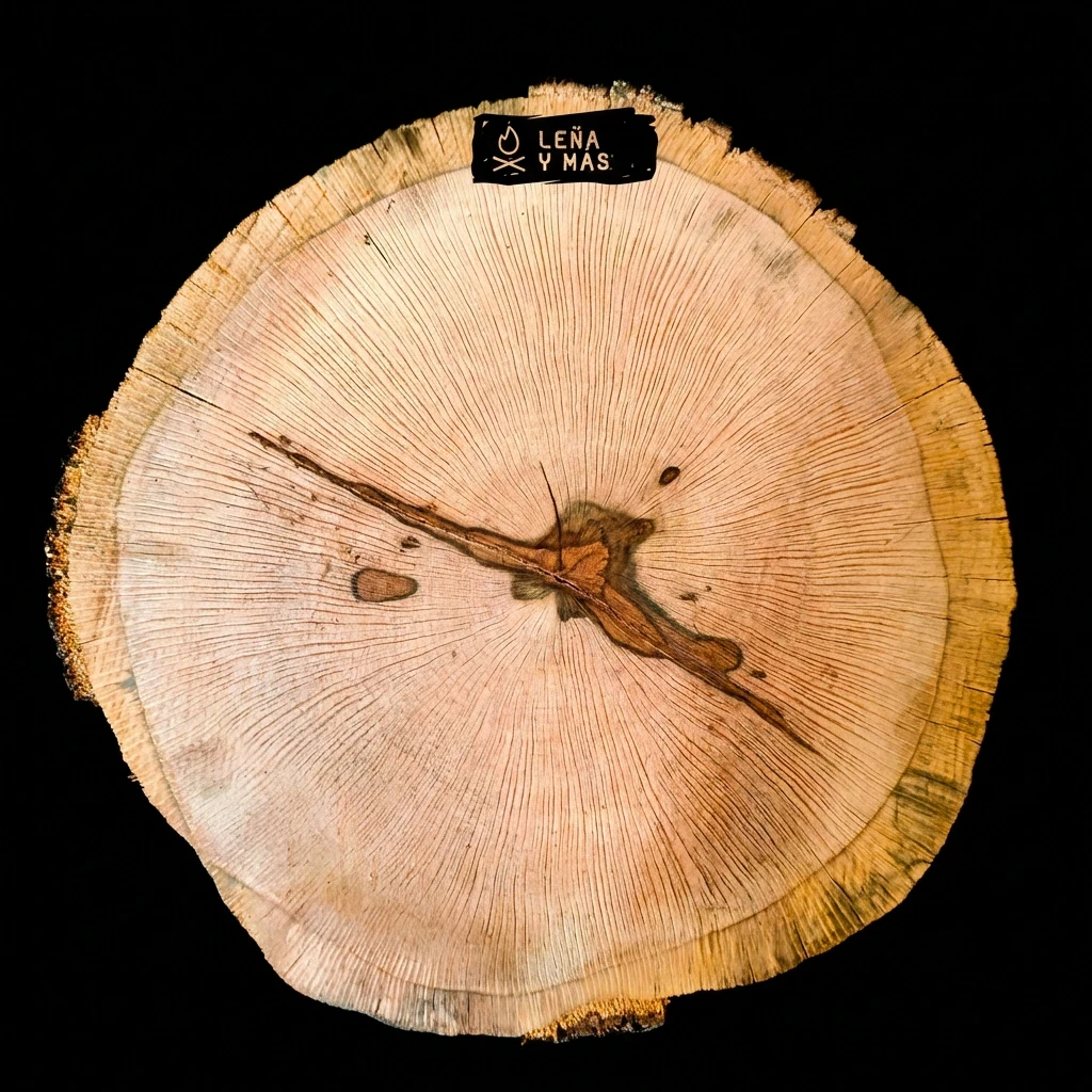 Rodaja de Encina Rústica - E36 (Sin Agujero)