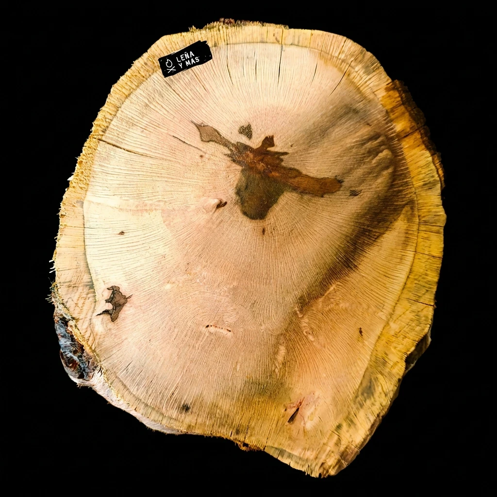 Rodaja de Encina Rústica - E47 (Sin Agujero)