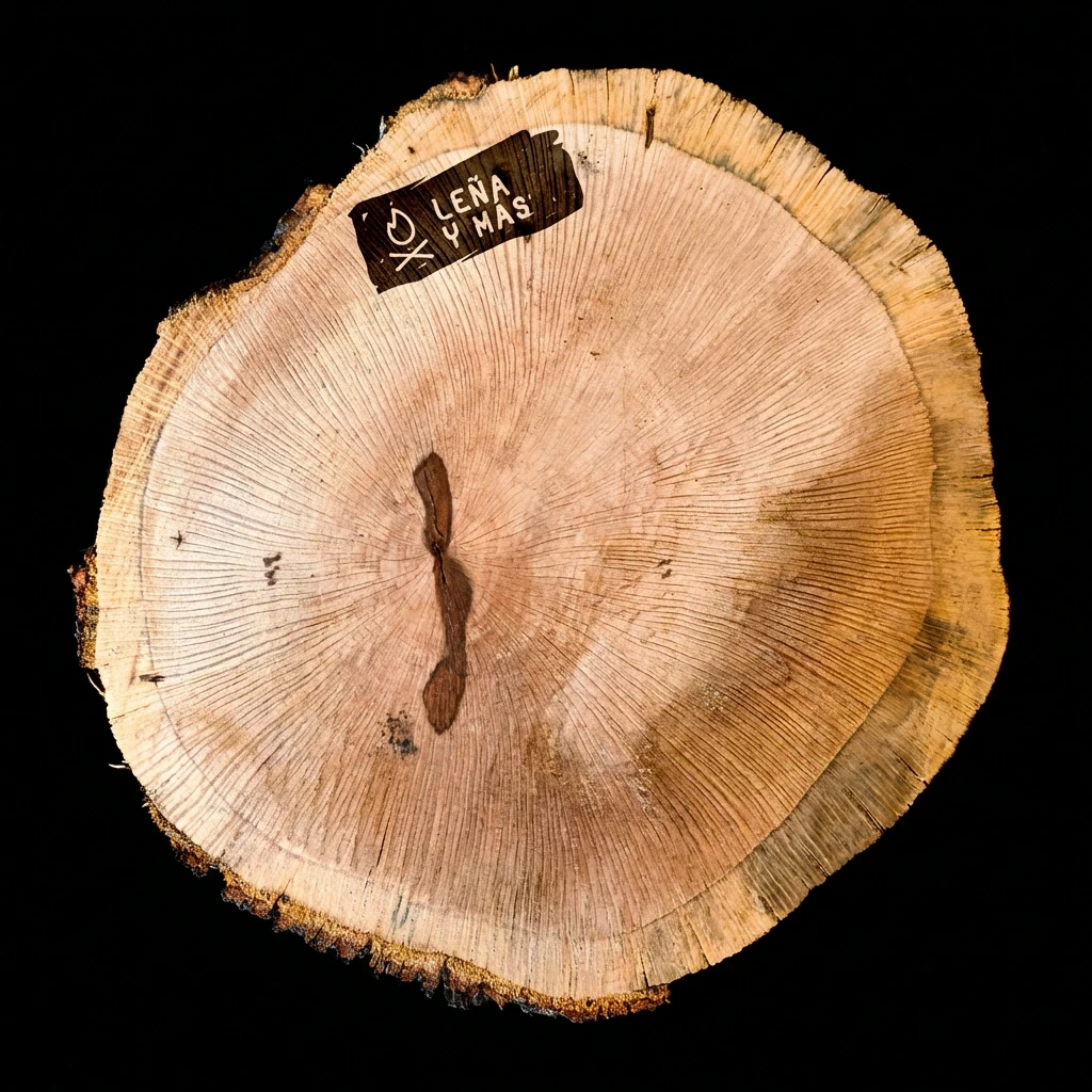 Rodaja de Encina Rústica - E59 (Sin Agujero)